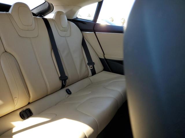 5YJSA1S10EFP53683 - 2014 TESLA MODEL S أزرق صورة 10