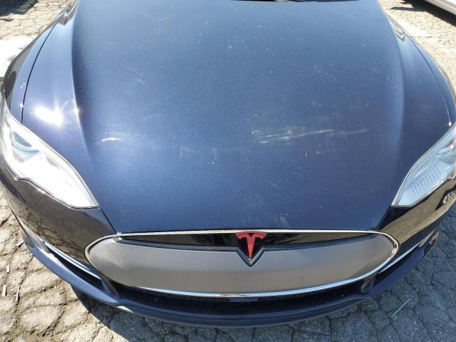 5YJSA1S10EFP53683 - 2014 TESLA MODEL S أزرق صورة 11