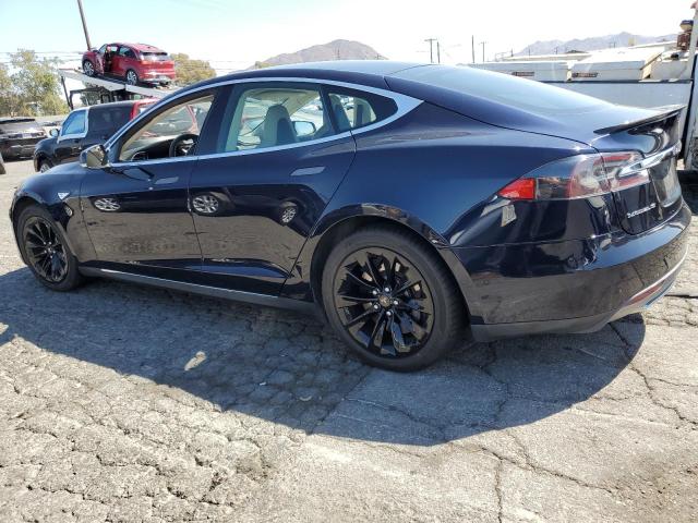 5YJSA1S10EFP53683 - 2014 TESLA MODEL S أزرق صورة 2