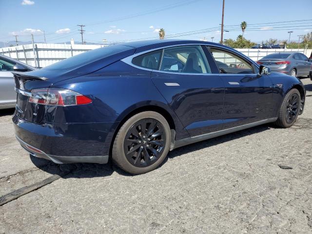 5YJSA1S10EFP53683 - 2014 TESLA MODEL S أزرق صورة 3