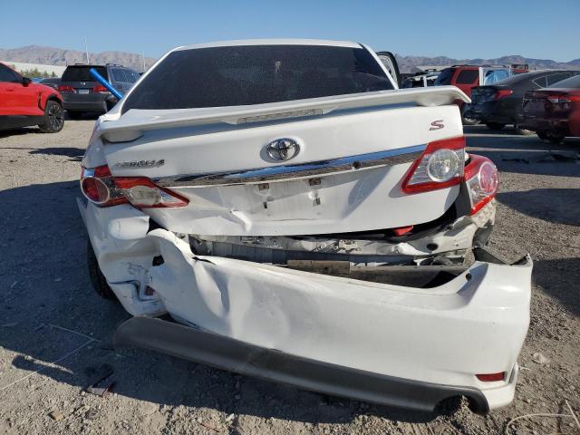 5YFBU4EE6DP212972 - 2013 TOYOTA COROLLA BASE أبيض صورة 6