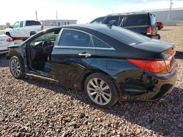 5NPEC4AC8BH163496 - 2011 HYUNDAI SONATA SE BLACK photo 2