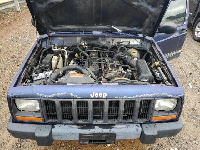 1J4FJ68S5VL539634 - 1997 JEEP CHEROKEE SPORT BLUE photo 12