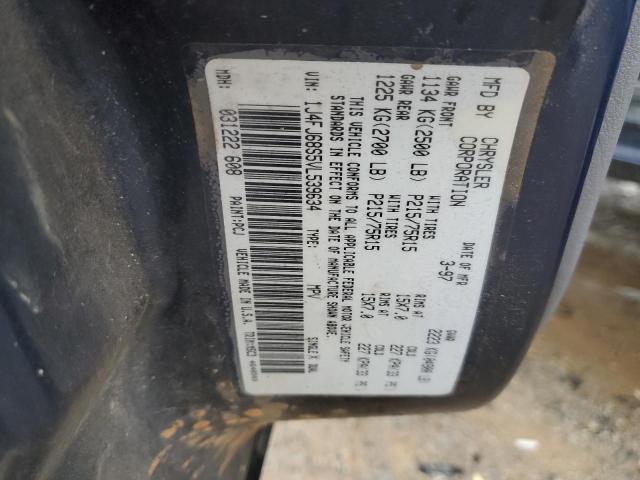 1J4FJ68S5VL539634 - 1997 JEEP CHEROKEE SPORT BLUE photo 13