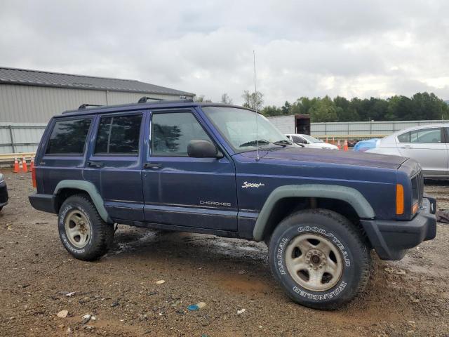 1J4FJ68S5VL539634 - 1997 JEEP CHEROKEE SPORT BLUE photo 4