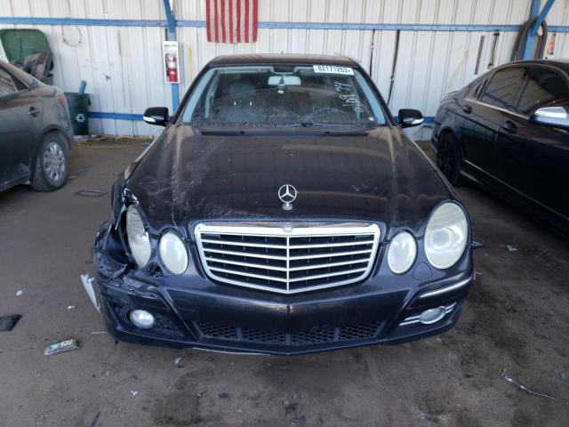 WDBUF56X78B220476 - 2008 MERCEDES-BENZ E 350 BLACK photo 5