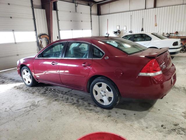 2G1WD58C679254816 - 2007 CHEVROLET IMPALA SUPER SPORT MAROON photo 2