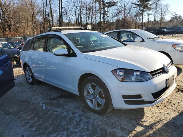 3VWCA7AU6FM517567 - 2015 VOLKSWAGEN GOLF SPORT TDI S WHITE photo 4