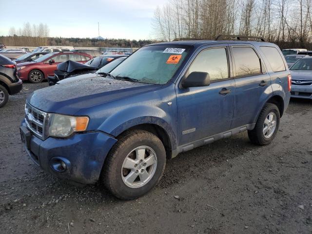 1FMCU93158KD40203 - 2008 FORD ESCAPE XLT BLUE photo 1