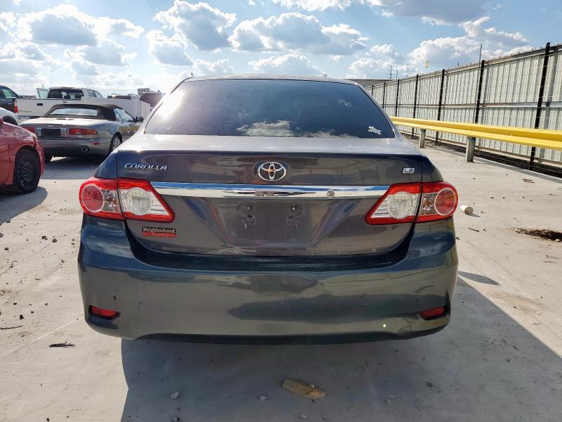 5YFBU4EE4CP031187 - 2012 TOYOTA COROLLA BASE CHARCOAL photo 6