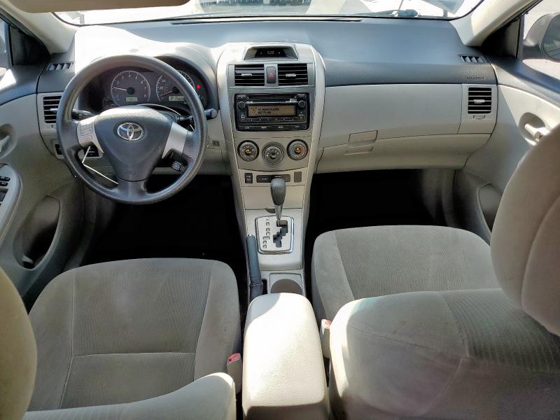 5YFBU4EE4CP031187 - 2012 TOYOTA COROLLA BASE CHARCOAL photo 8