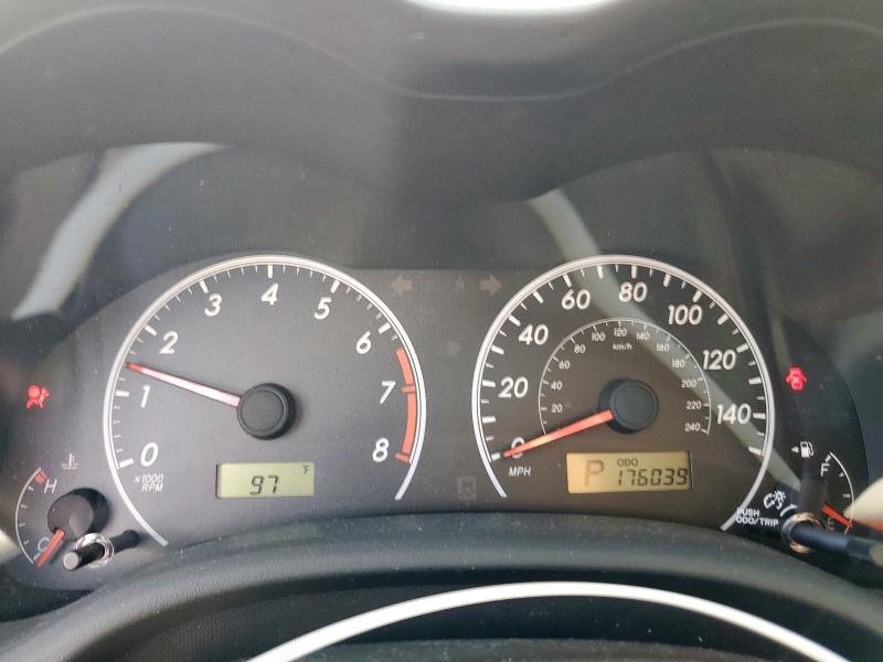 5YFBU4EE4CP031187 - 2012 TOYOTA COROLLA BASE CHARCOAL photo 9