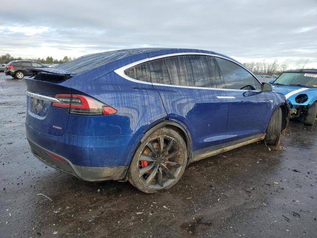 5YJXCBE41GF001165 - 2016 TESLA MODEL X BLUE photo 3