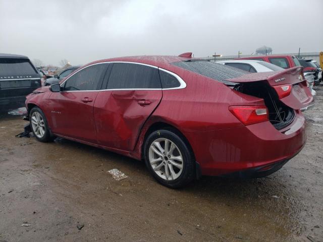 1G1ZD5ST0JF241841 - 2018 CHEVROLET MALIBU LT RED photo 2