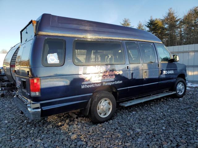 1FTNS2EW0DDB06004 - 2013 FORD ECONOLINE E250 VAN BLUE photo 3