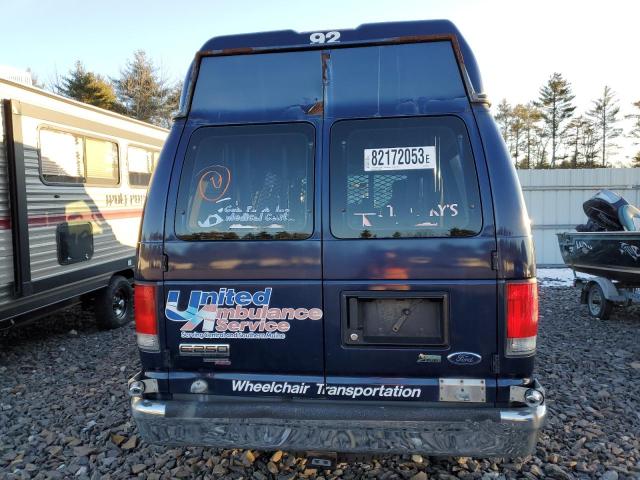 1FTNS2EW0DDB06004 - 2013 FORD ECONOLINE E250 VAN BLUE photo 6