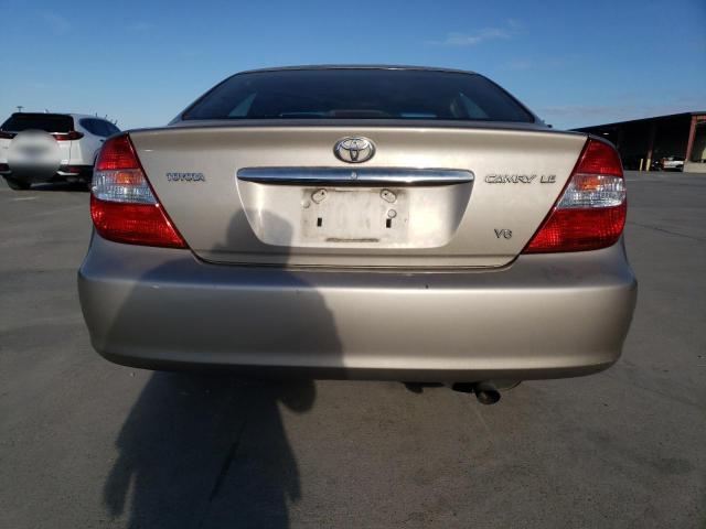 4T1BF32K82U015148 - 2002 TOYOTA CAMRY LE TAN photo 6