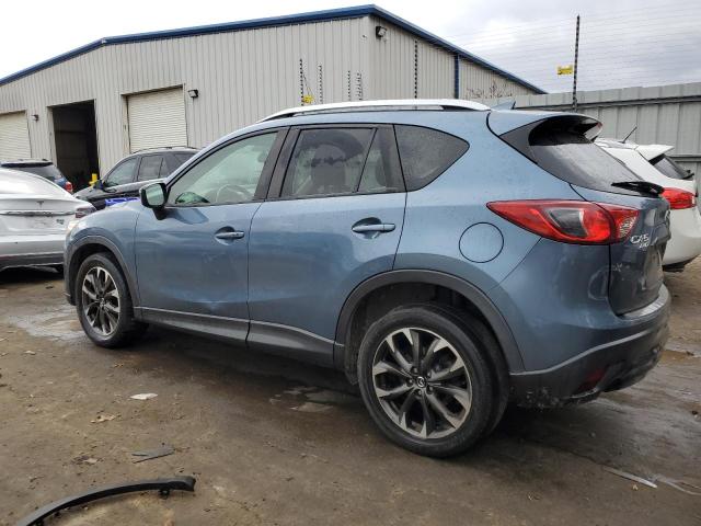 JM3KE4DY0G0754633 - 2016 MAZDA CX-5 GT BLUE photo 2