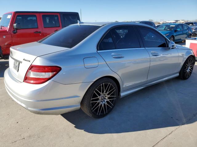 WDDGF8BB9AF479274 - 2010 MERCEDES-BENZ C 300 4MATIC SILVER photo 3