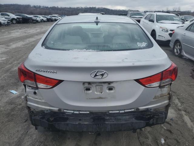 KMHDH4AE4DU578690 - 2013 HYUNDAI ELANTRA GLS SILVER photo 6