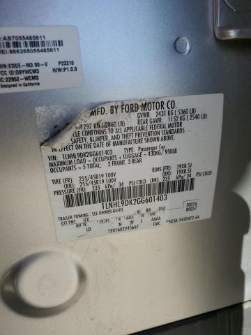 1LNHL9DK2GG601403 - 2016 LINCOLN MKS SILVER photo 13