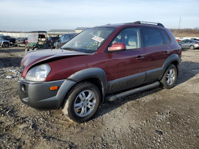 KM8JN12D58U732765 - 2008 HYUNDAI TUCSON SE BURGUNDY photo 1