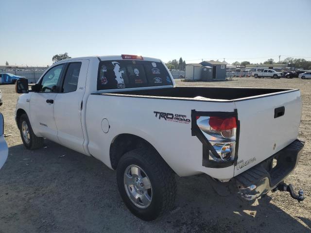 5TFRV54187X006283 - 2007 TOYOTA TUNDRA DOUBLE CAB SR5 WHITE photo 2