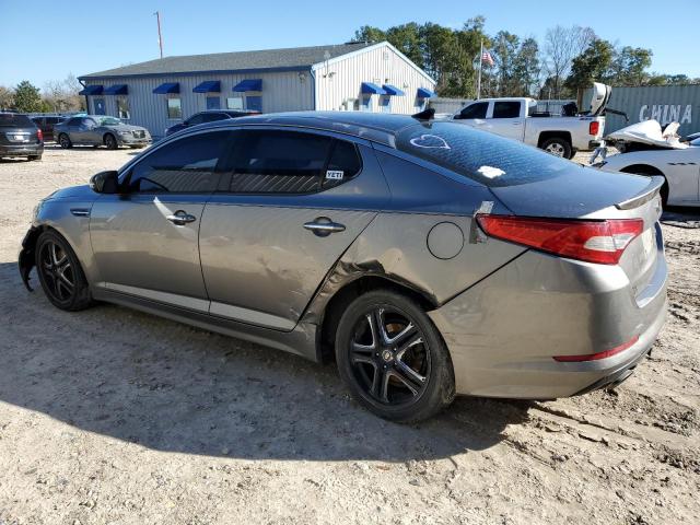 5XXGR4A65CG002263 - 2012 KIA OPTIMA SX GRAY photo 2