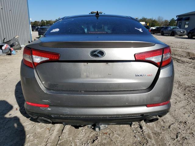 5XXGR4A65CG002263 - 2012 KIA OPTIMA SX GRAY photo 6