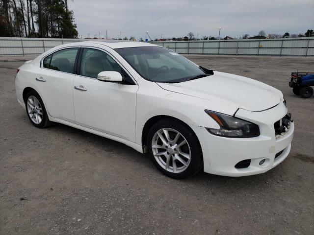 1N4AA5AP6BC860227 - 2011 NISSAN MAXIMA S WHITE photo 4