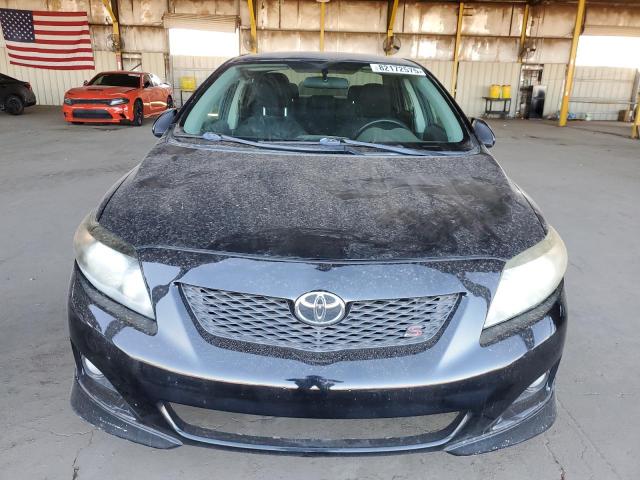 2T1BU4EE0AC427632 - 2010 TOYOTA COROLLA BASE BLACK photo 5