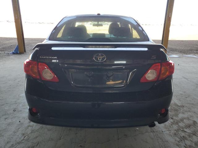 2T1BU4EE0AC427632 - 2010 TOYOTA COROLLA BASE BLACK photo 6