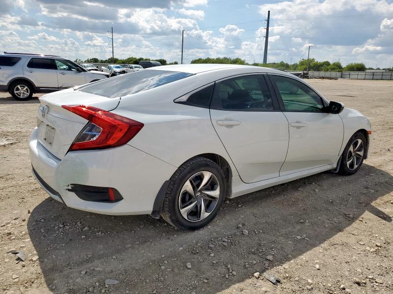 19XFC2F61KE044303 - 2019 HONDA CIVIC LX Սպիտակ լուսանկար 3