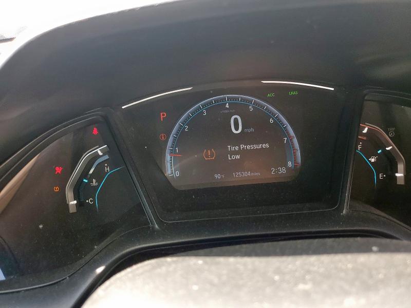 19XFC2F61KE044303 - 2019 HONDA CIVIC LX Սպիտակ լուսանկար 9