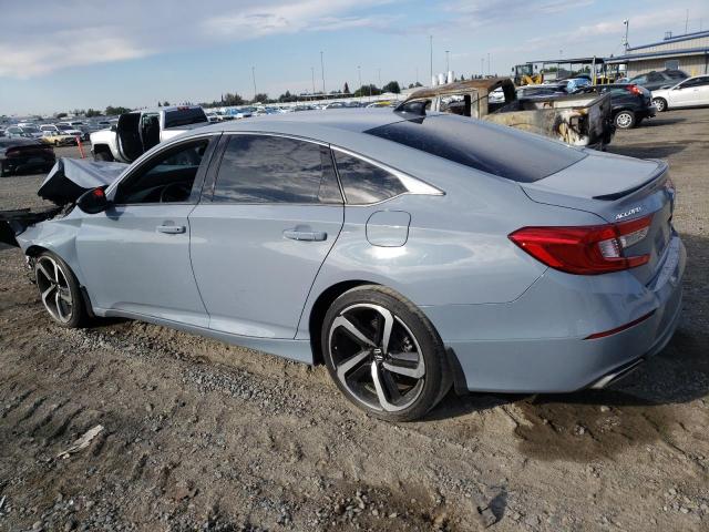 1HGCV2F35MA029796 - 2021 HONDA ACCORD SPORT GRAY photo 2