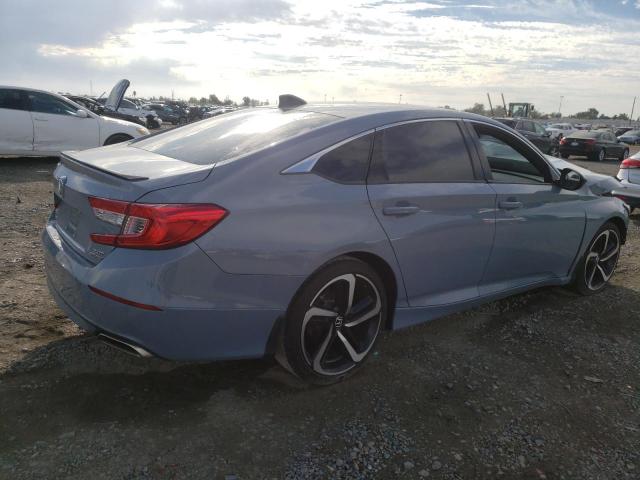 1HGCV2F35MA029796 - 2021 HONDA ACCORD SPORT GRAY photo 3