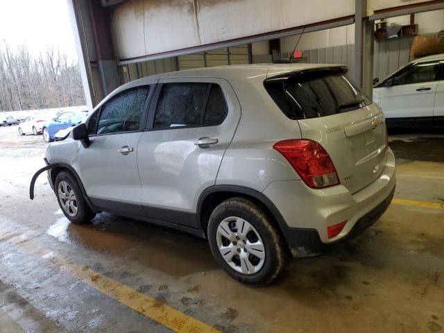 3GNCJKSB7KL118225 - 2019 CHEVROLET TRAX LS SILVER photo 2