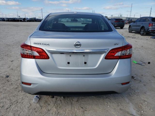 3N1AB7AP2FL633231 - 2015 NISSAN SENTRA S SILVER photo 6