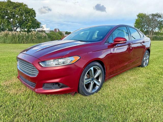 3FA6P0H71FR164038 - 2015 FORD FUSION SE RED photo 2