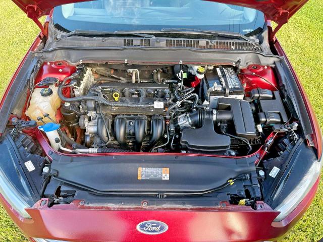 3FA6P0H71FR164038 - 2015 FORD FUSION SE RED photo 7