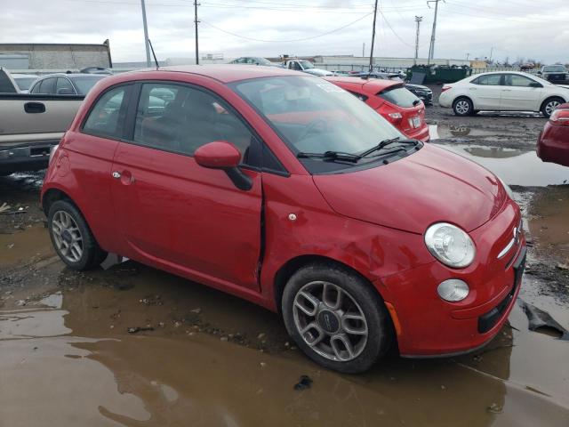 3C3CFFAR8CT355196 - 2012 FIAT 500 POP RED photo 4