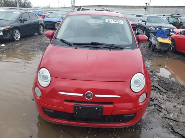 3C3CFFAR8CT355196 - 2012 FIAT 500 POP RED photo 5