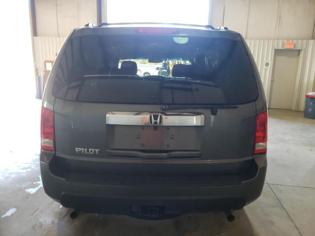 5FNYF3H29AB006357 - 2010 HONDA PILOT LX GRAY photo 6