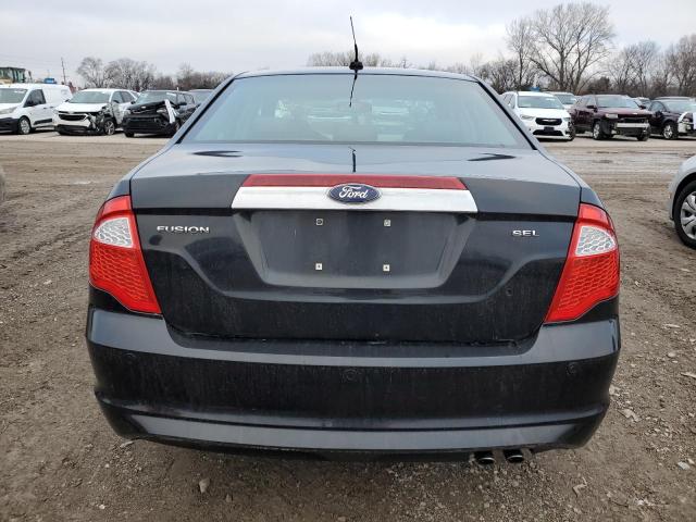 3FAHP0JA2AR332681 - 2010 FORD FUSION SEL BLACK photo 6