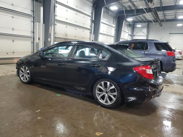 2HGFB6E5XCH706227 - 2012 HONDA CIVIC SI BLACK photo 2