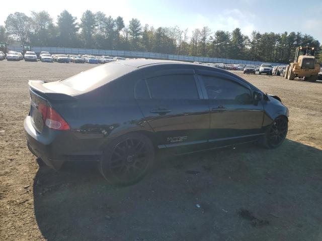 2HGFA55508H707925 - 2008 HONDA CIVIC SI BLACK photo 3