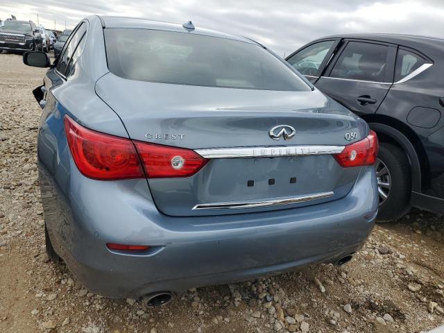 JN1BV7AP7FM341222 - 2015 INFINITI Q50 BASE GRAY photo 6