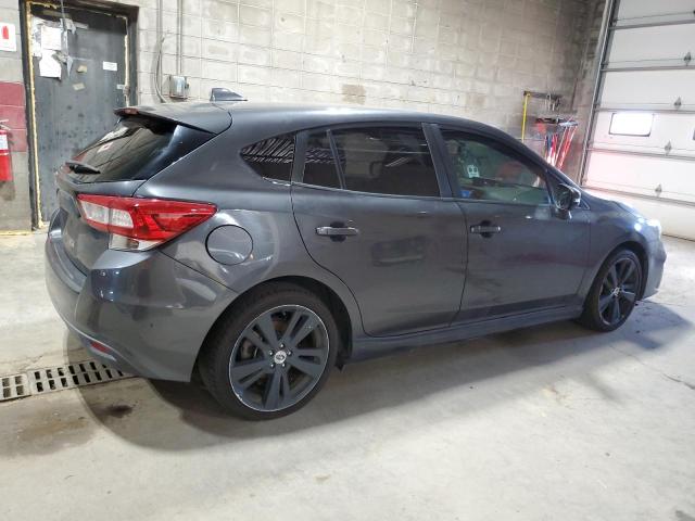 4S3GTAK61J3720436 - 2018 SUBARU IMPREZA SPORT ნაცრისფერი ფოტო 3