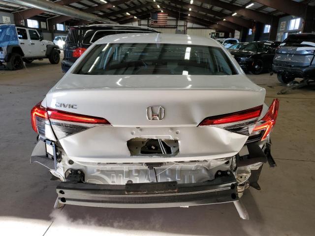 2HGFE1F79NH321173 - 2022 HONDA CIVIC EX WHITE photo 6