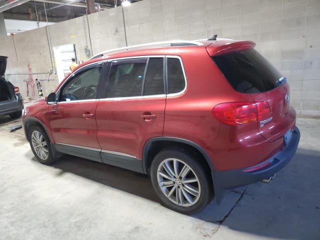 WVGBV7AX4GW055648 - 2016 VOLKSWAGEN TIGUAN S RED photo 2